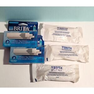 Brita Water Soft Squeeze Bottle Filter Replacement Total of 3 Filters